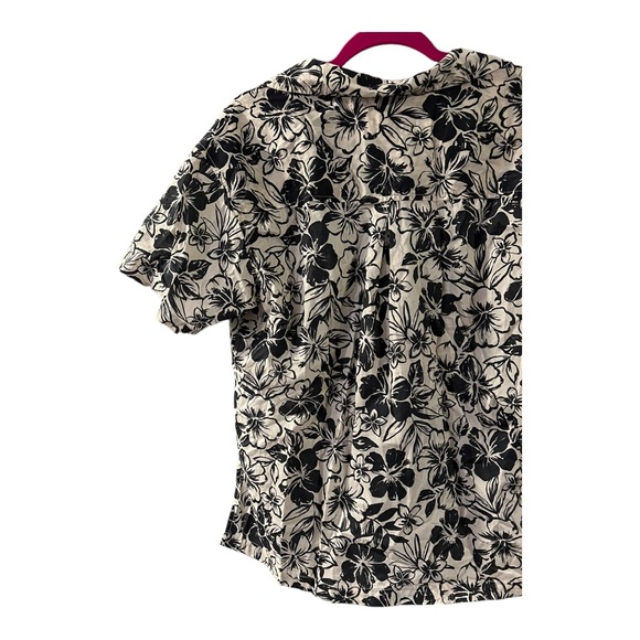 American Eagle Outfitters Tropical Button-Up Resort Shirt Floral Tropical Men M - Picture 15 of 16